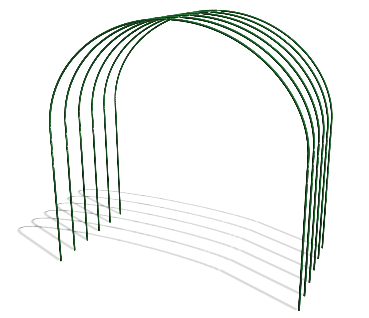 Дуги для парника в ПВХ